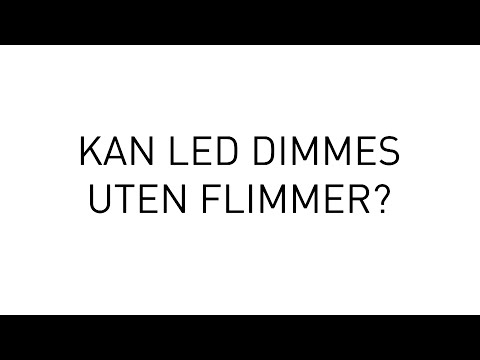 Video: Kan alle LED-lys dimmes?