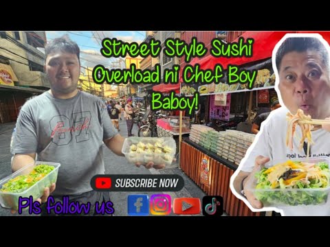 Street Sushi Overload ng Tondo