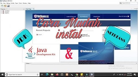 CARA MENGINSTAL APLIKASI JDK DAN NETBEANS