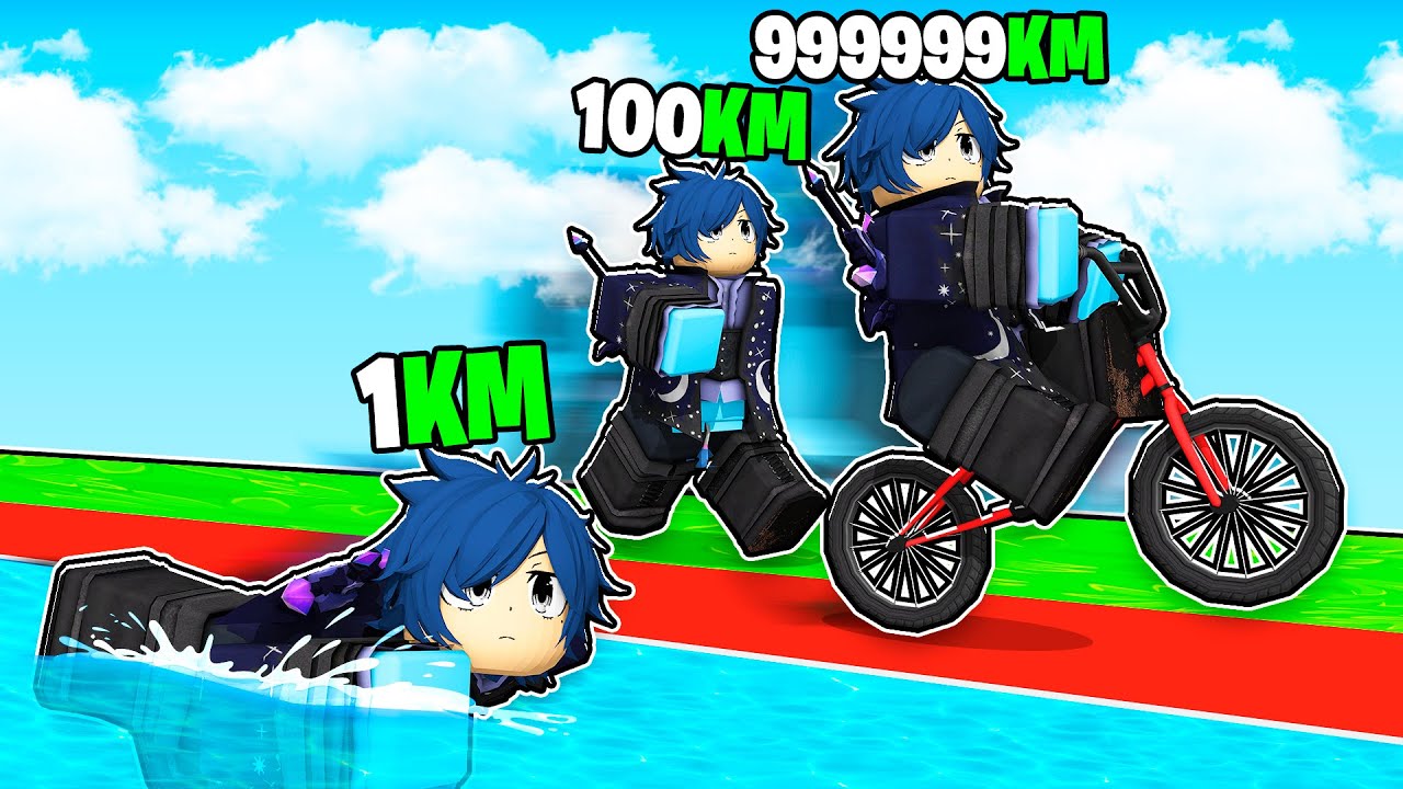LA GARA DI TRIATHLON SU ROBLOX!
