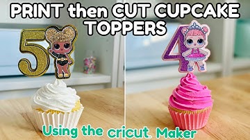 How to Make Cupcake Toppers with Cricut | Beginner-Friendly Tutorial!