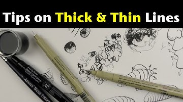 Tips on varying line-weight | How to use Thick & Thin Lines