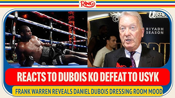 Frank Warren REVEALS Daniel Dubois Dressing Room Conversation After Oleksandr Usyk KO Defeat