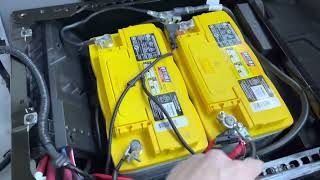 FORD TRANSIT CARGO VAN CUSTOM DUAL BATTERY SETUP / WIRING