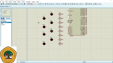 Running Led Menggunakan Bahasa Assembly