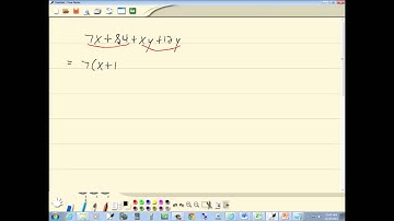 Basic Algebra Skills Review - Factoring - Grouping - Practice Sheet 1 - Problem 6