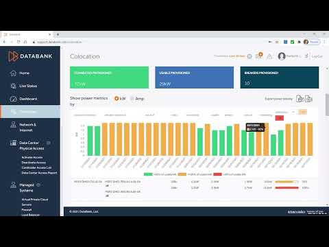 DataBank: Customer Portal Tutorial Series - Colocation Power