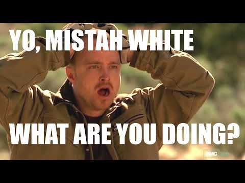 Walter White smokes meth..