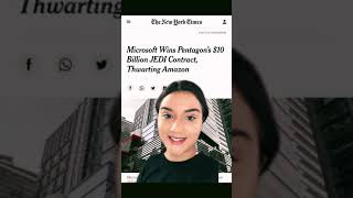 The Pentagon Scrapped A 10B Cloud-Computing Contract With Microsoft