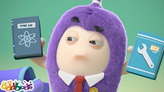 Baby Jeff goes to School ✏ Oddbods Full Episode |  Funny Cartoons for Kids