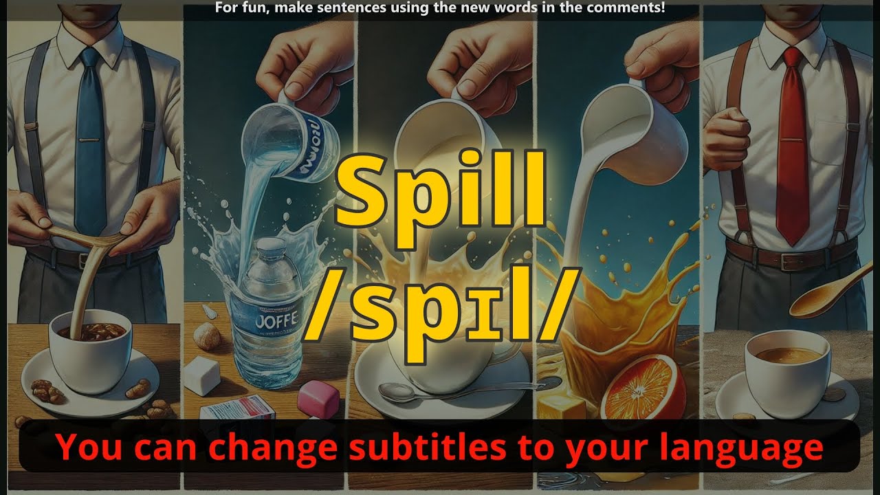 Spill meaning with 5 examples