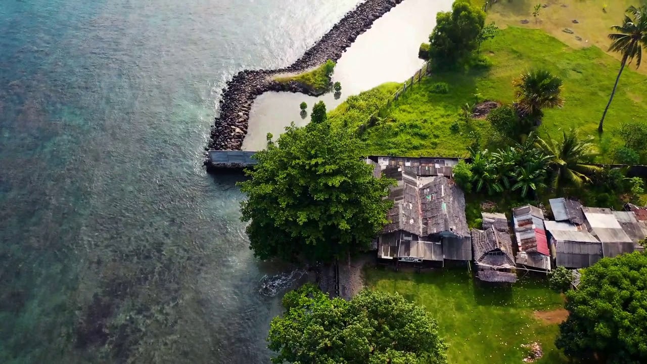 Coastline of Kerala India (4K)