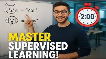 Master Supervised Learning in 2 Minutes (AI Explained Simply)!!