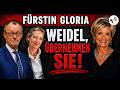 Gloria von Thurn und Taxis spricht Klartext: AfD-Allzeithoch, Brandmauer, Merz-Krise, Machtwechsel
