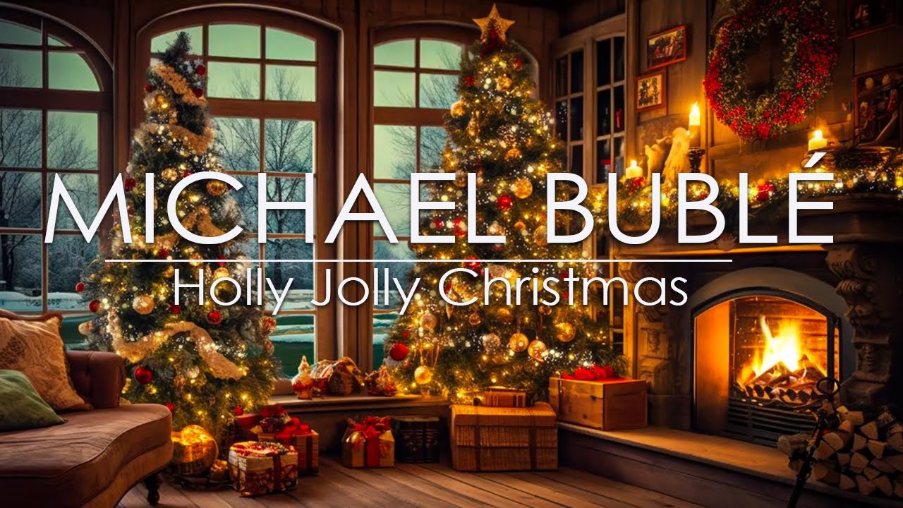 Michael Bublé  The King Of Christmas🔥🎄Michael Buble Best Christmas Songs Playlist with Fireplace🔥🎄