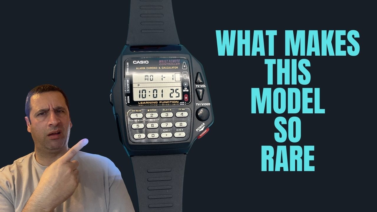 CASIO WRIST REMOTE 腕時計　CMD-40 レア Is this the rarest casio CMD-40? wrist remote control watch - YouTube