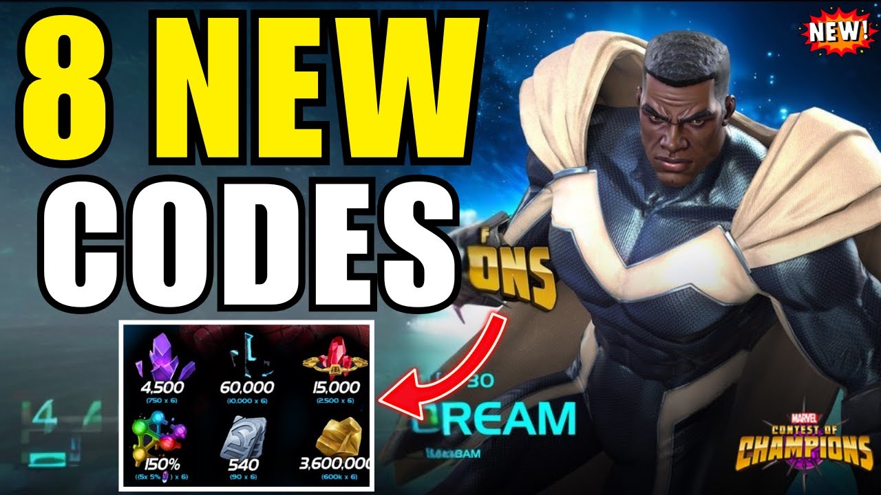 Промокод MCOC 2026 - Февральские коды MCOC 2026-2026 Коды Marvel Contest of Champions MCOC