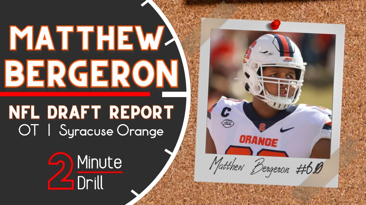 to Atlanta Matthew Bergeron 2023 NFL Draft Report & Scouting