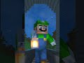 Luigi runs from a ghost train! in Minecraft!