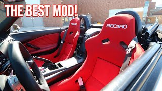 RECARO SEATS ARE COMPLETE!  S2000 Build