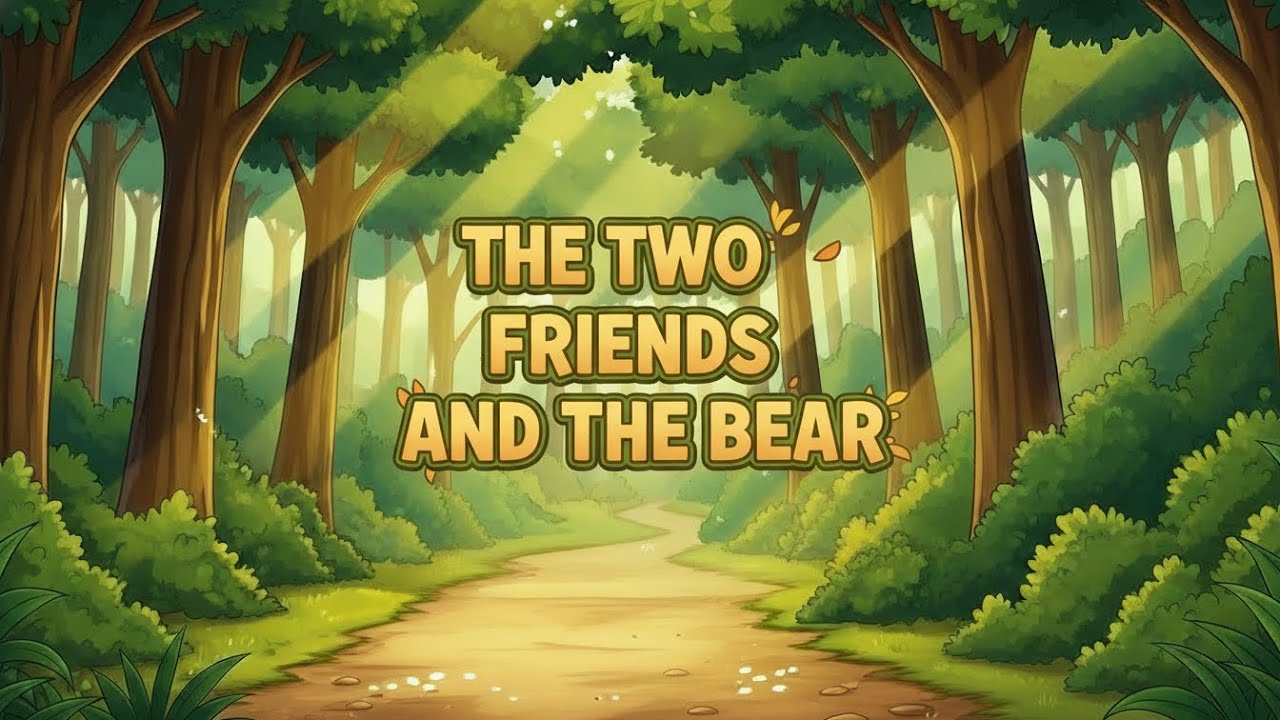 The Two Friends and the Bear | | Kids Moral Story | Panchatantra Story ...