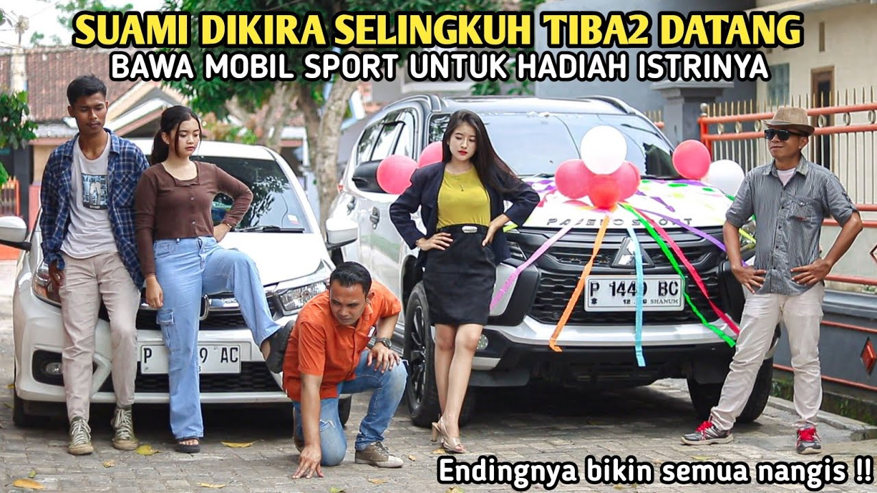 SUAMI DIKIRA SELINGKUH TIBA2 DATANG BAWA MOBIL SPORT UNTUK HADIAH ISTRINYA ! ENDINGNYA BIKIN NANGIS