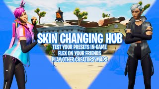 Skin Changing Hub Trailer Fortnite Creative Map