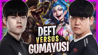 T1 GUMAYUSI vs DK DEFT! - T1 Gumayusi Plays Jinx ADC vs DK Deft Twitch! | Season 2023