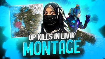 MONTAGE OF OP KILLS IN LIVIK | 2A-MAYA MONTAGE | PUBG MOBILE