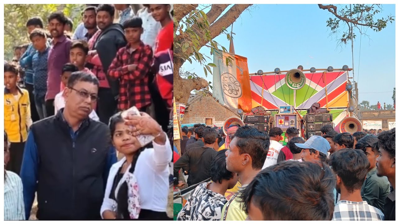 বাপি সাউন্ড 😱মেয়েদের বিশাল এক জনসভা🙄 নিয়ে রোডশো করছে।