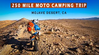 Ridgecrest 250- Dualsport Hard Enduro Moto Camping Trip - 3 days 2 Nights - Mojave Desert California