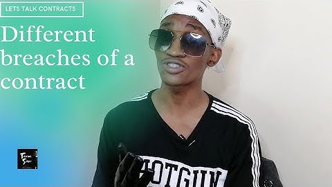 Different types of contract breaches