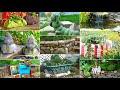 Transform Your Garden with Unique Decor: Fountains, Ponds, Stone Crafts &amp; Upcycled Creations