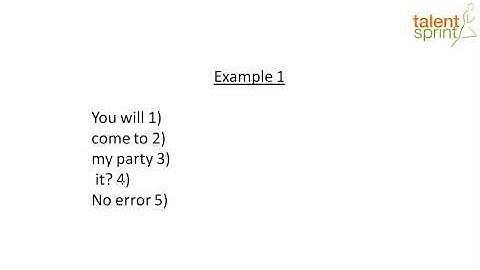 Type 20: Question Tags Based Finding Errors | Finding Errors | Spotting Errors Rules | English