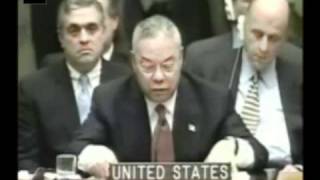General Colin Powell UN Speech on Iraq Part 5of5 Wealth