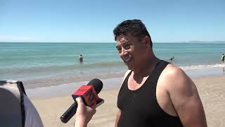 The holiday weekend brought hundreds of people to Bahía de Kino