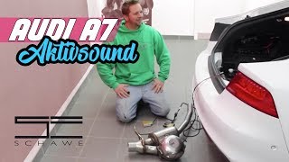 Audi A7 Aktiv Sound Auspuffanlage mit Soundmodul von Eberspächer