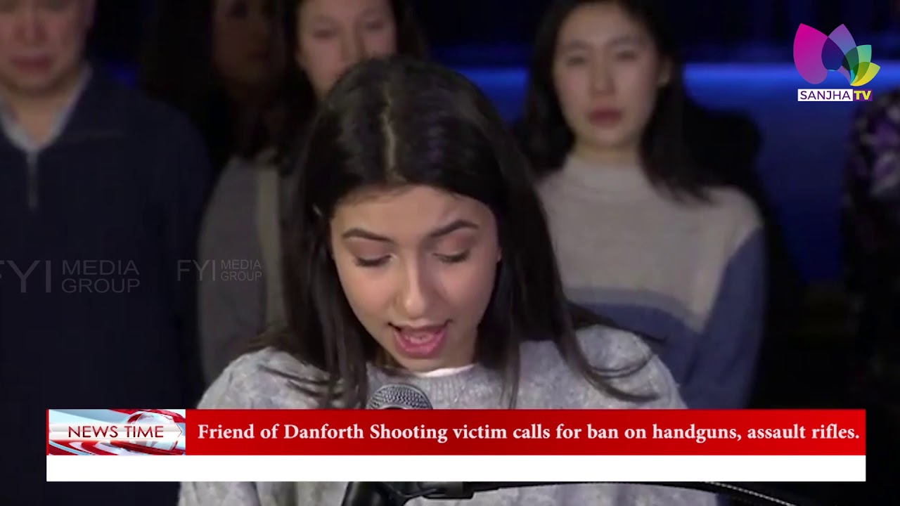 Friend of Danforth Shooting victim calls for ban on handguns, assault rifles