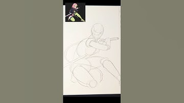 Dynamic Drawing for anime characters ✨ | how to draw movement and energy