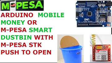 Arduino mobile money | mpesa smart dustbin with stk push