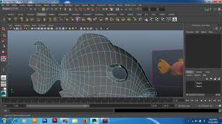 3D Fish Modeling In Maya Basics ! Tutorial EP-2