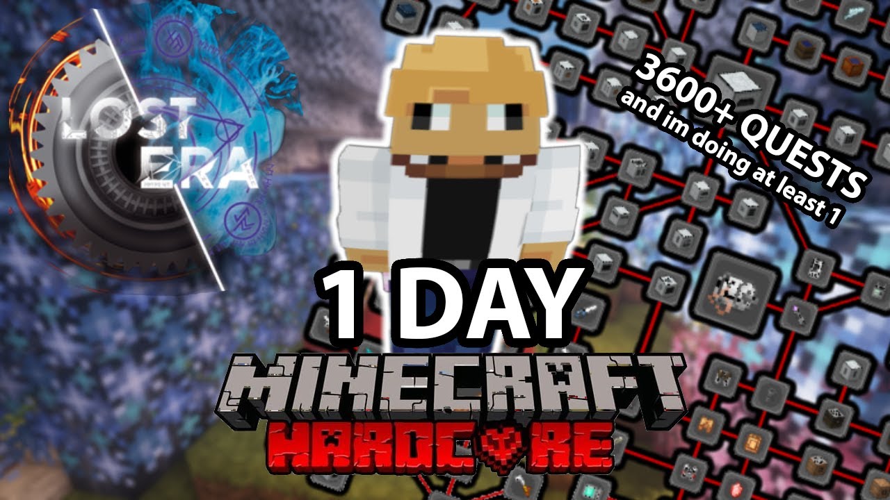 I Survived 1 Day In Modded Minecraft Hardcore 1.7.10 - YouTube