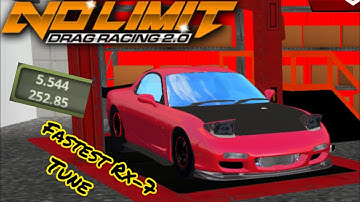 5.5 Mazda RX-7 Fastest Tune - No Limit Drag Racing 2