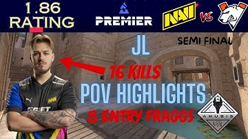 ⫷CS2 POV HIGHLIGHTS⫸ jL | BLAST Premier Spring Final 2024 | NaVi vs Virtus.Pro | map1 Anubis