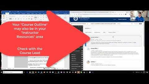 Course Syllabus Creation in Blackboard