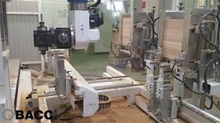 BACCI - TWIN.JET - 5 axis machining center with automatic feeding