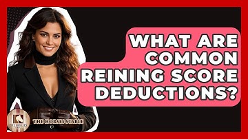 What Are Common Reining Score Deductions? - The Horses Stable