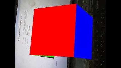 Augmented Reailty Using Python Opencv Opengl