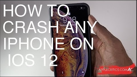 How To CRASH Any iPhone On iOS 12 And Above With MAJOR HYPHEN iOS Bug