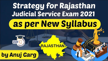 Rajasthan Judicial Service Exam 2021 Preparation Strategy as per New Syllabus explained #RJS #RPSC J